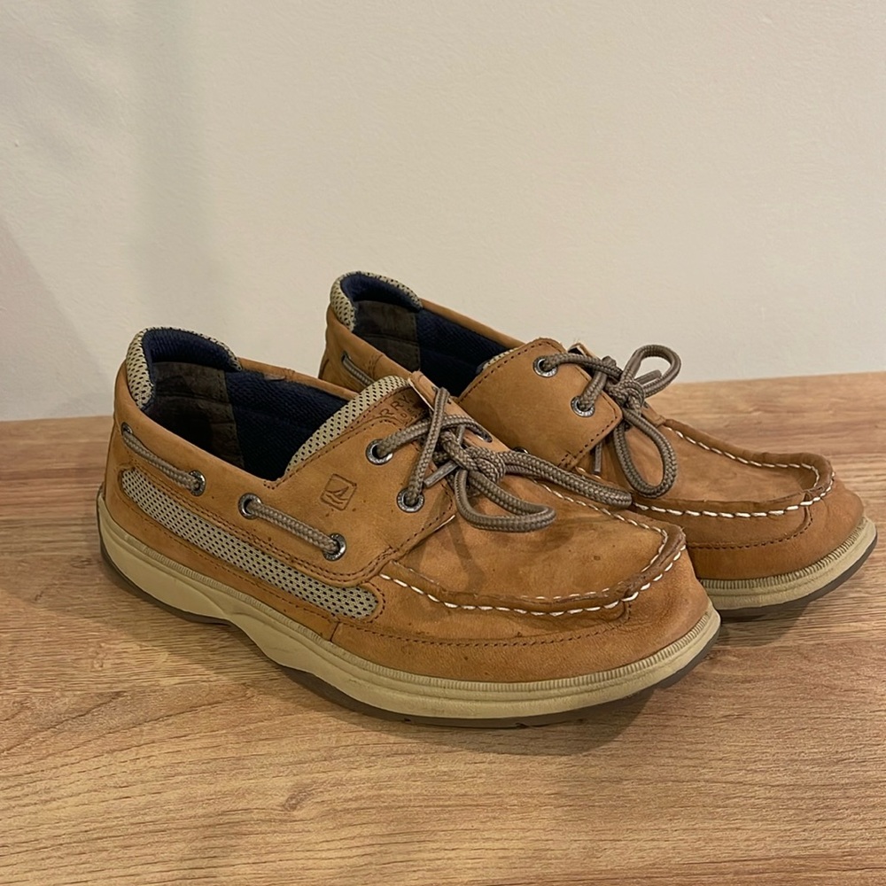 Boys Sperry top-sider slip on.
